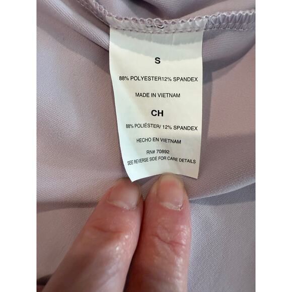 Apana Lilac Athletic Zip Jacket Small | Minimalist Activewear Scandigirl - Picture 9 of 11